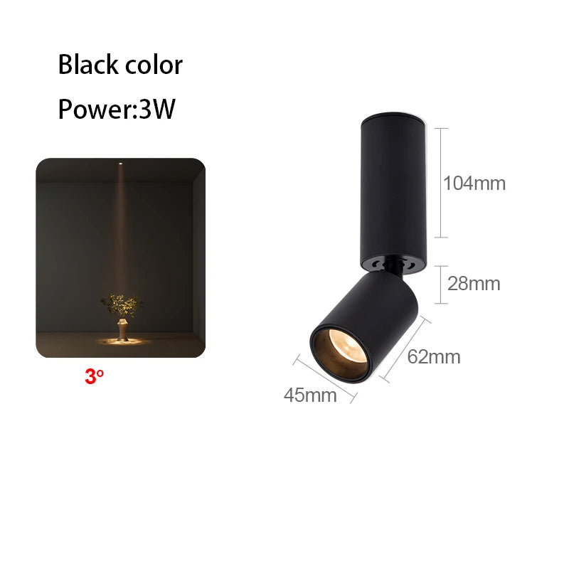 Adjustable angle LED spotlight for optimal ambient lighting - vue 14 sur 19