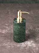 organized marble bathroom accessory set