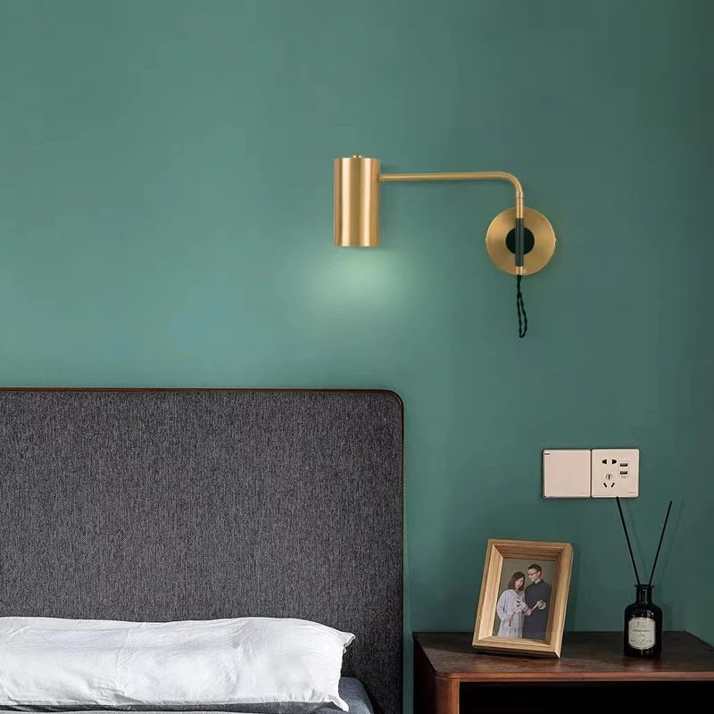 Vintage industrial style LED wall light for interior decoration