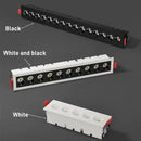 Dimmable LED ceiling light with integrated linear lighting for indoor spaces