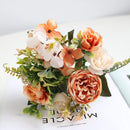 Small artificial flower bouquet for spring decoration and weddings