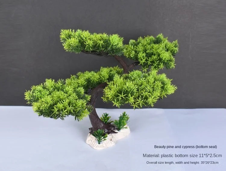 Artificial bonsai plant in plastic for interior decoration - vue 35 sur 41