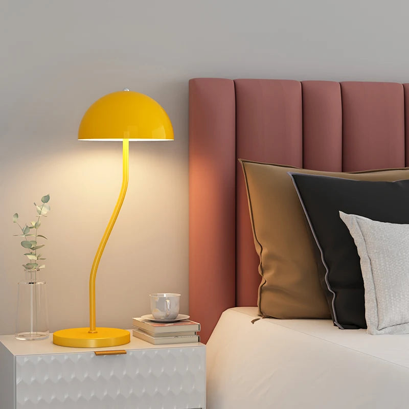 Nordic glass floor lamp with lampshade for interior decoration - vue 4 sur 16