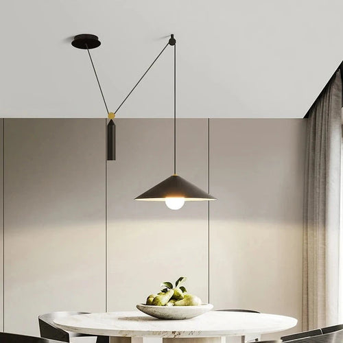 Modern creative Nordic pendant with LED hanging lights - vue 2 sur 8