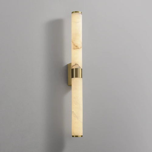 Marble and copper wall light for decorative indoor lighting - vue 2 sur 7