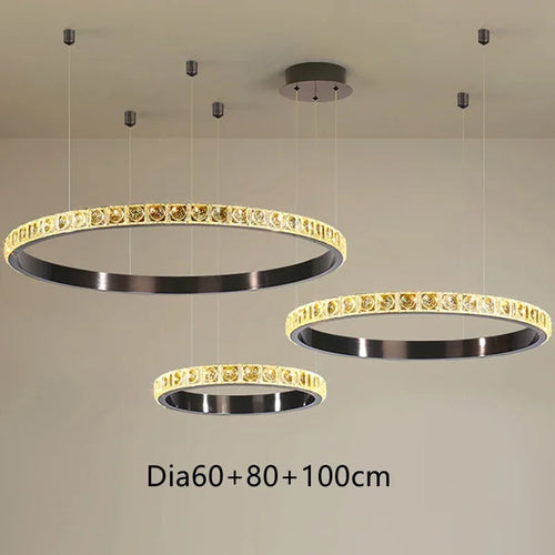 Luxury crystal chandelier for hotel and villa - vue 7 sur 12