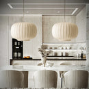 Nordic silk fabric pendant light for interior decor
