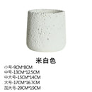 Nordic style cement flower pot with decorative tray
