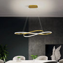 Modern LED ceiling light with remote control for indoor lighting