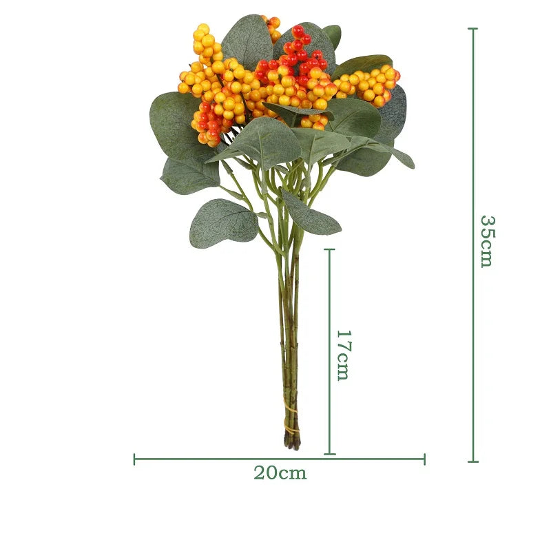 Artificial plant decorative bouquet for weddings and gardens