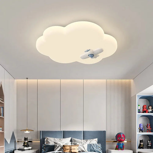 Creative cloud ceiling light for a cosy children's room - vue 5 sur 13