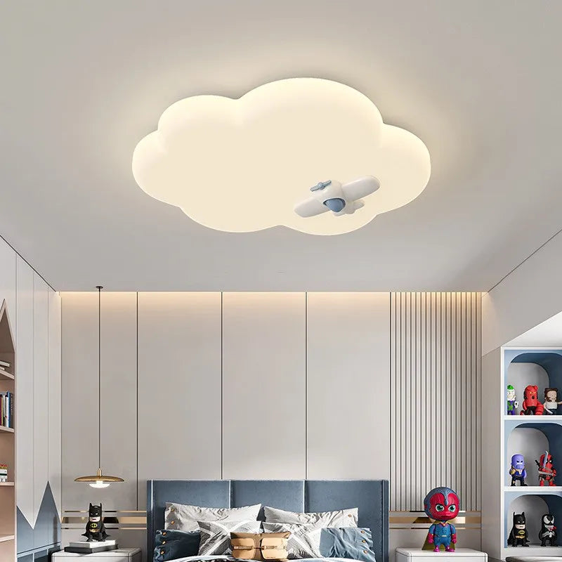 Creative cloud ceiling light for a cosy children's room - vue 4 sur 13