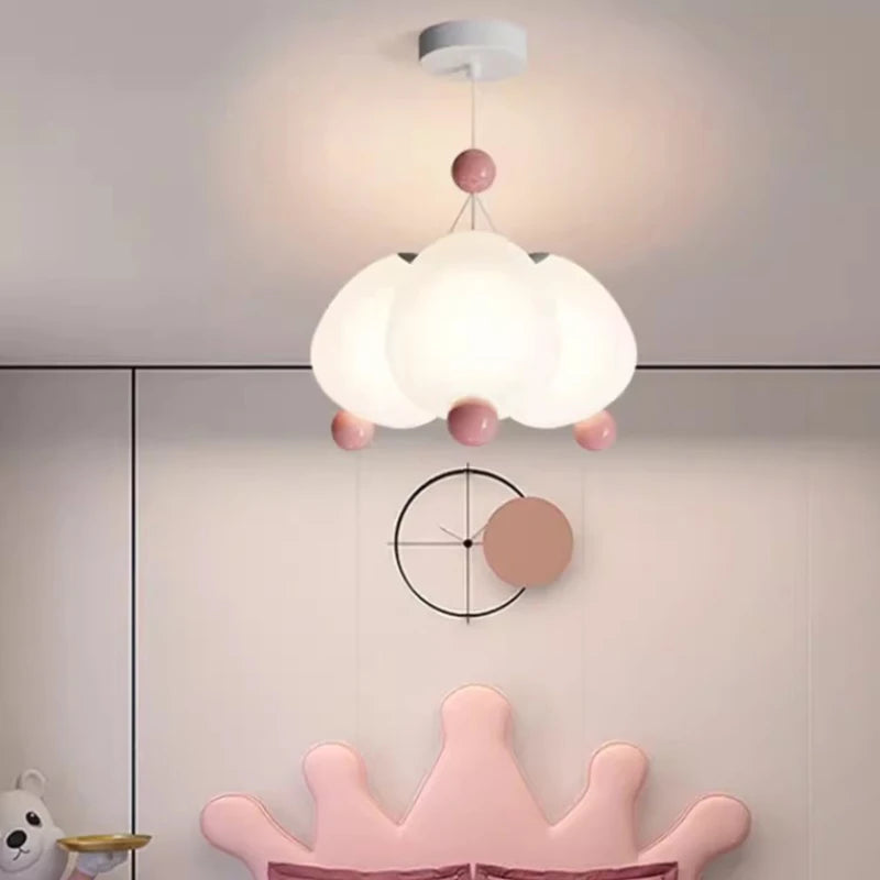 Modern cute chandelier for little girl's bedroom - children's decor