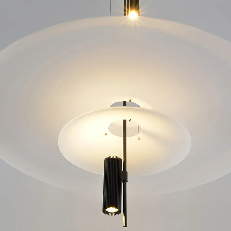 Sandyha modern flying saucer style LED chandelier for interior decoration - vue 6 sur 15