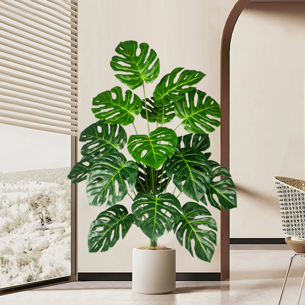 Artificial monstera tree for garden and office decoration - vue 6 sur 9