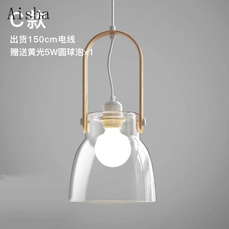 designer glass chandelier for modern interior decoration - vue 6 sur 9