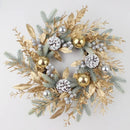 Artificial rattan garland for Christmas and New Year decorations