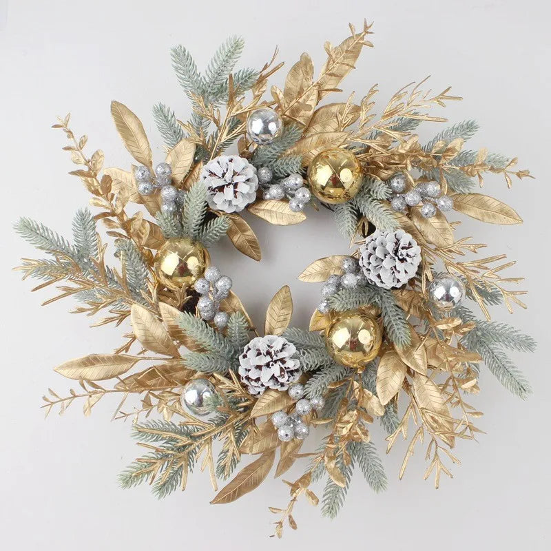Artificial rattan garland for Christmas and New Year decorations - vue 8 sur 11