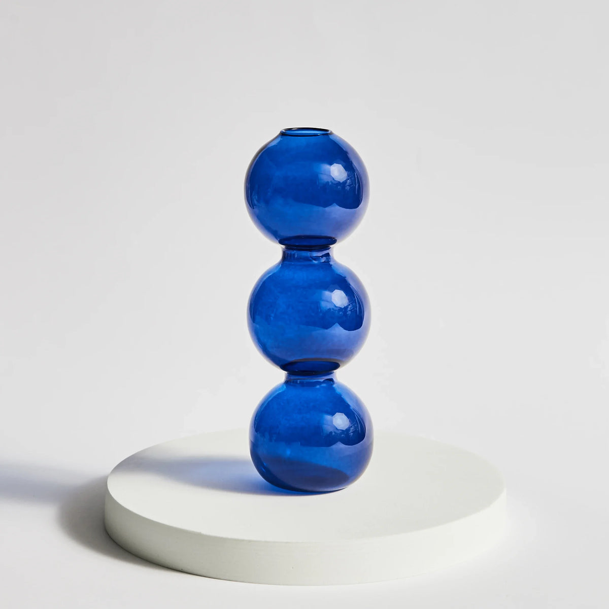 Modern decorative glass candle holder for events and home decor - vue 13 sur 16