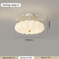 Modern LED chandelier with crown pendant and remote control option