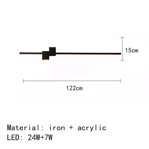 Minimalist artistic design LED wall light - vue 13 sur 15