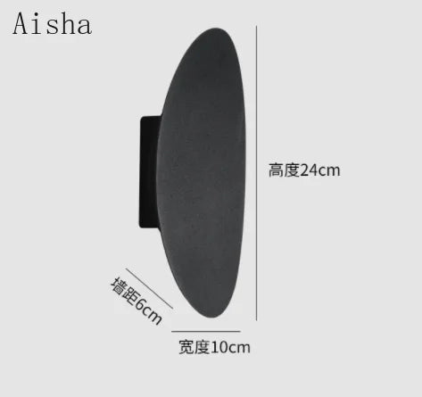 Minimalist waterproof wall light for indoor and outdoor - vue 10 sur 10