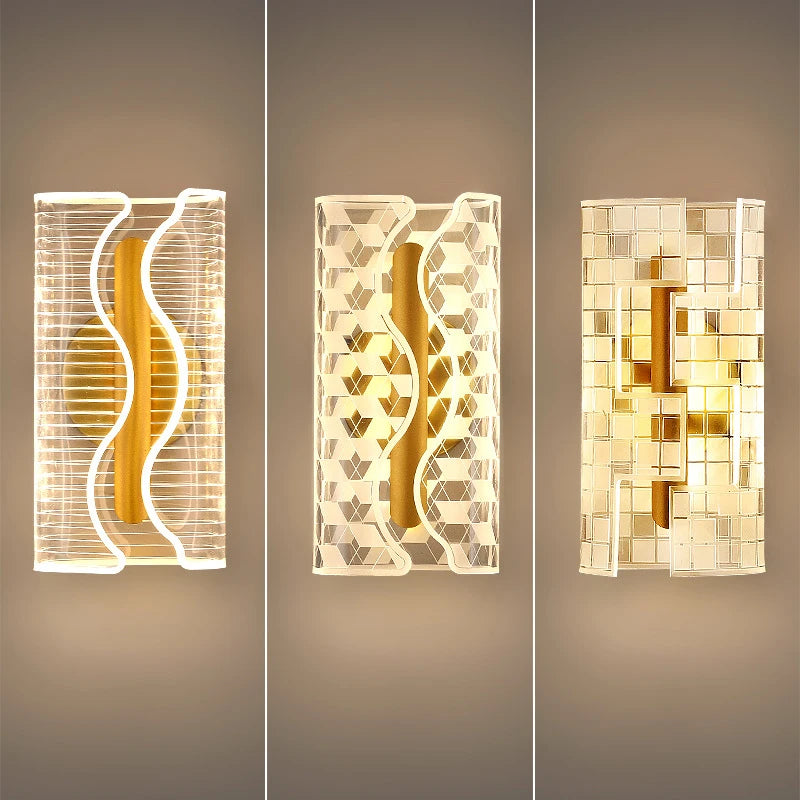 Modern LED wall light for elegant interior decor