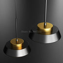 Modern minimalist black luxury pendant light with elegant design