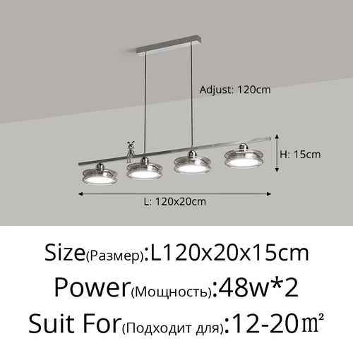 Italian minimalist pendant light for modern indoor lighting - vue 12 sur 14