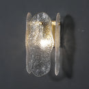 Modern gold glass wall light for interior decoration