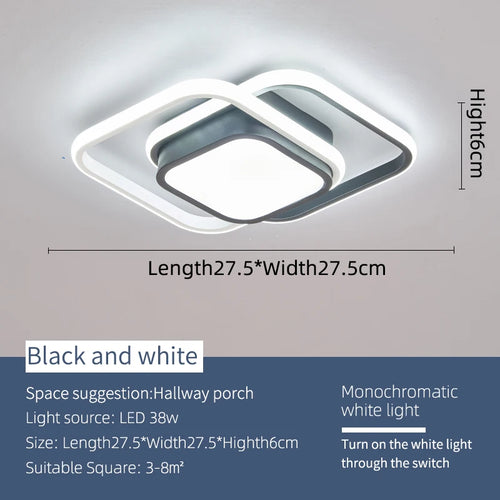 Modern LED chandelier for elegant and contemporary interiors - vue 8 sur 8