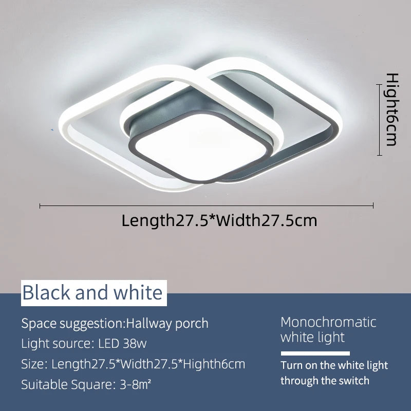 Modern LED chandelier for elegant and contemporary interiors - vue 7 sur 8