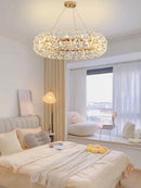 Modern crystal chandelier with creative dandelion design