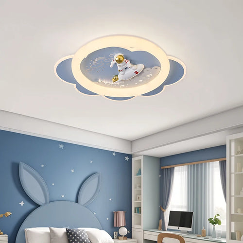 Creative LED children's ceiling light with eye protection - vue 2 sur 8