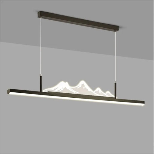 Chinese style chandelier for restaurant and office mountain - vue 2 sur 10