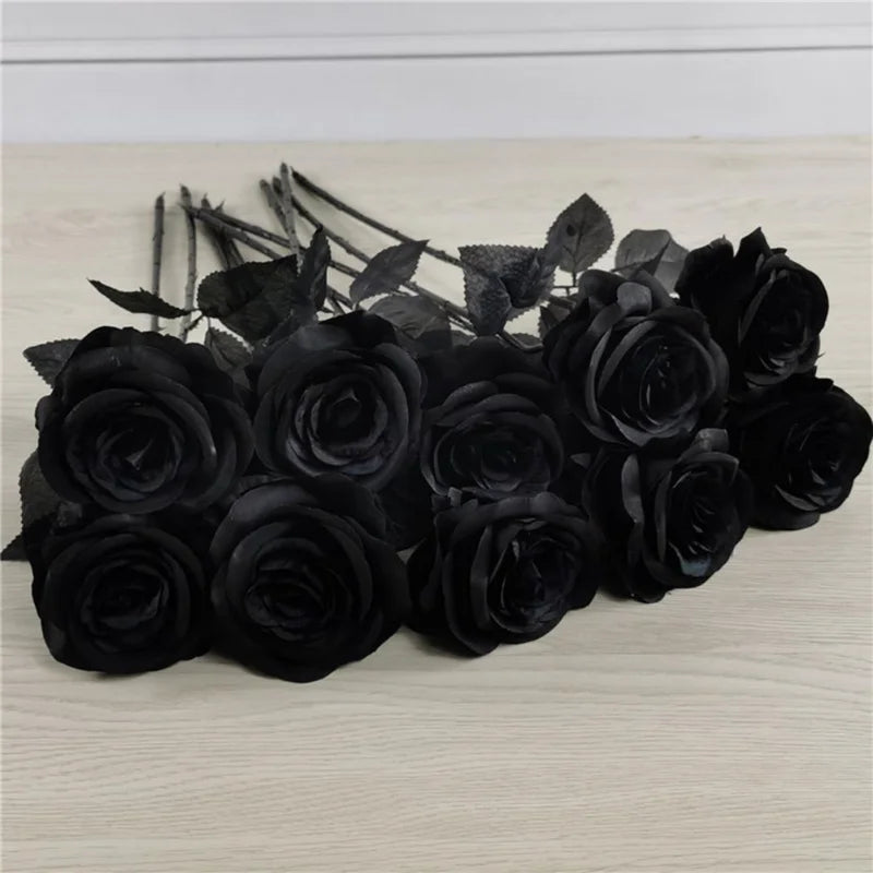 Set of 5 artificial flower bouquets for festive and home decoration