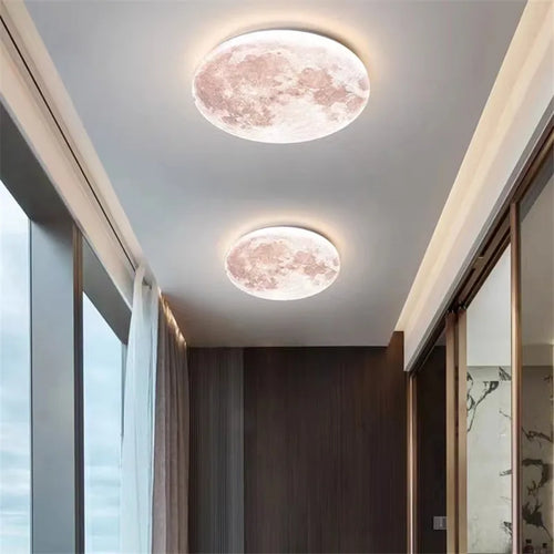 Creative moon ceiling light for romantic bedroom lighting - vue 6 sur 9