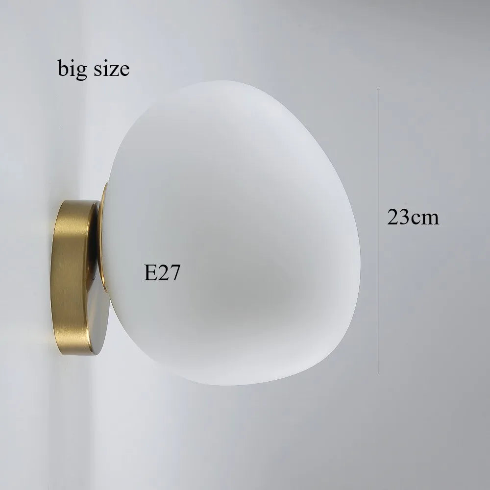 Modern ceiling light with white acrylic shade for dining room and home decor - vue 8 sur 8