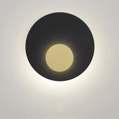 Decorative nordic style golden moon LED wall light - vue 5 sur 8