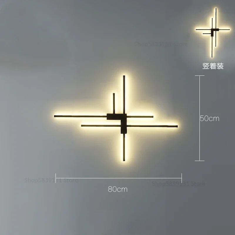 Modern creative wall light for stylish interior decor - vue 12 sur 22