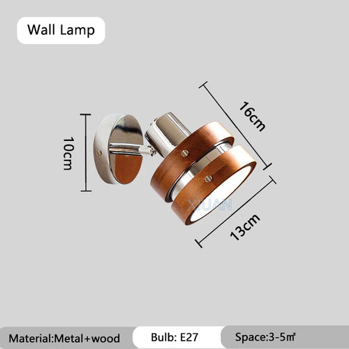 Wabi-sabi vintage retro pendant lamp for office and coffee table