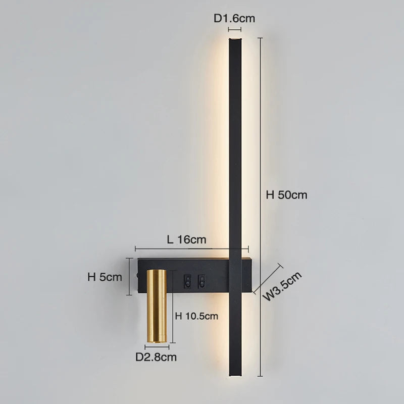 Nordic LED wall light - vue 6 sur 10