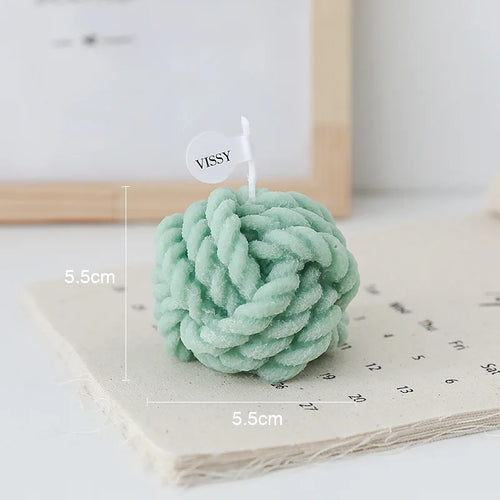 decorative and cute soy wax ball scented candle - vue 9 sur 14