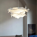 Minimalist paper LED chandelier for DIY indoor lighting
