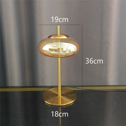 Minimalist glass designer floor lamp for modern interiors - vue 9 sur 8
