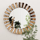 round decorative wall mirror for a contemporary style