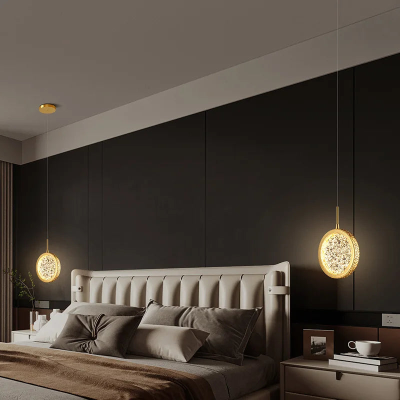 Modern single head luxury chandelier