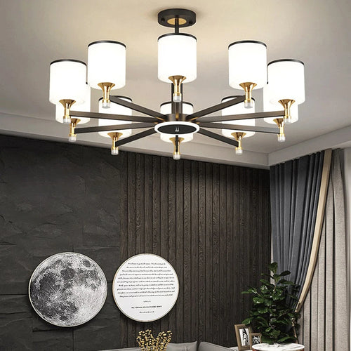Nordic chandelier 15 lights modern luxury design for bright interiors