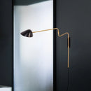 Modern wall light with switch for decorative interiors