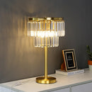 Modern glass and copper floor lamp for all spaces